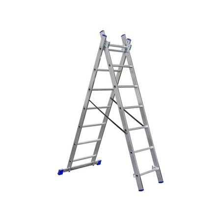 Ladder Stabilo Alu 2x7 met stabilisator
