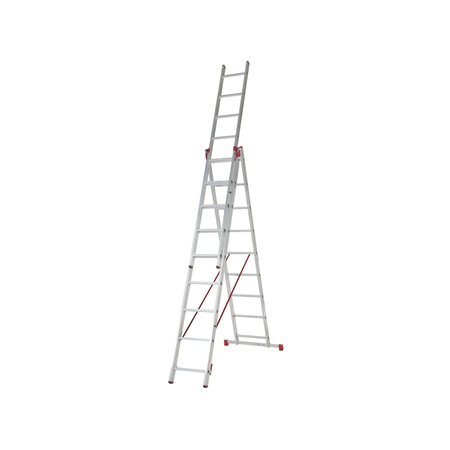 Ladder Stabilo Alu 3x9 met stabilisator