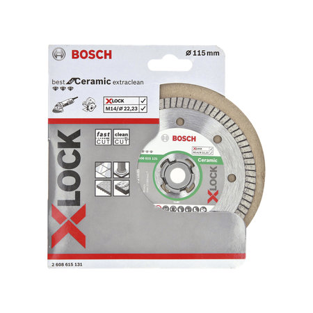 Bosch Diamantschijf X-Lock Keramiek 115x22,23x1,4mm
