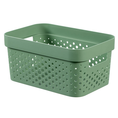 CURVER Infinity Box Dots 4,5l Groen - 100% Recycled
