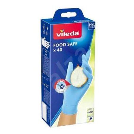 VILEDA Handschoenen Voeding M/L 40 Stuks