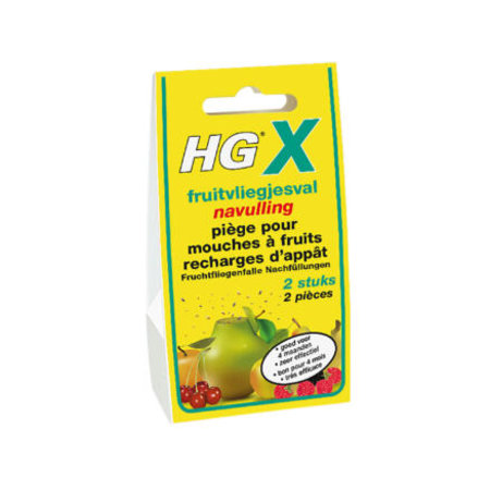 HGX Navulling Fruitvliegjesval 2x20ml