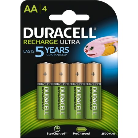Duracell 4x Batterij AA Oplaadbaar