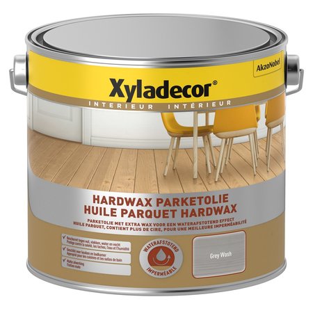 Xyladecor Hardwax Parketolie 2,5l Grey Wash