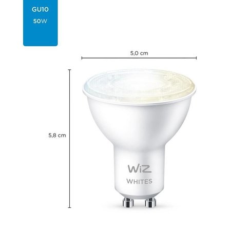 PHILIPS Ledlamp Wiz Tunable White GU10 4,8W 36°
