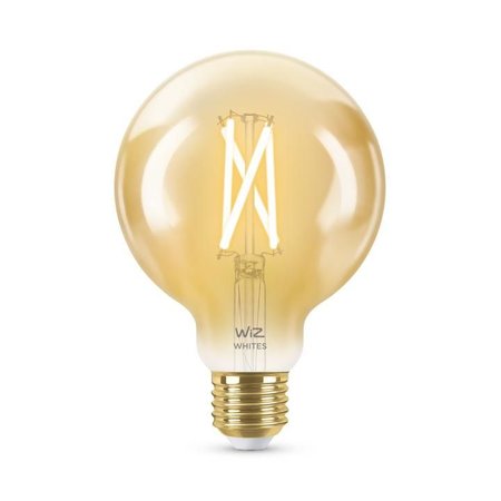 PHILIPS Ledlamp Wiz Filament Amber G95 E27 6,7W