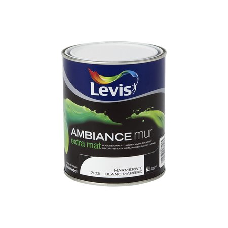 Levis Ambiance Mur Extra Mat Marmerwit 1L