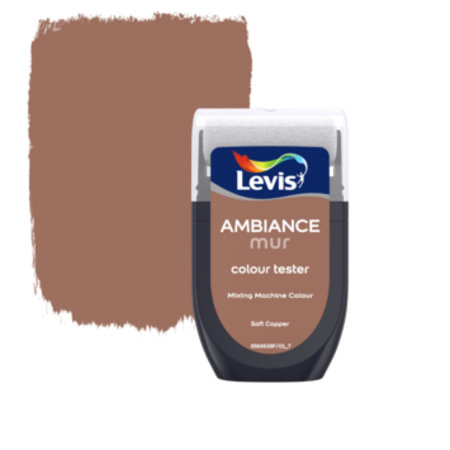 LEVIS Kleurtester Ambiance Mur 30ml Soft Copper