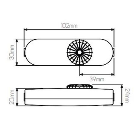 FANTASIA Dimmer ROTARY voor LED 3-25W  Trailing Edge Dimming