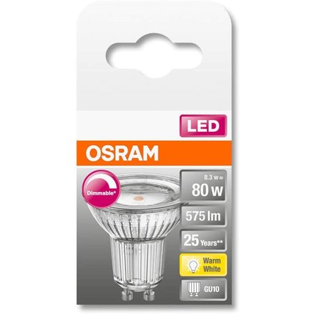 OSRAM LED-lamp GU10 8.3W Dimbaar