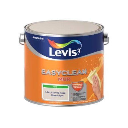 LEVIS EasyClean Muurverf Mat 2,5l Luchtig Roze