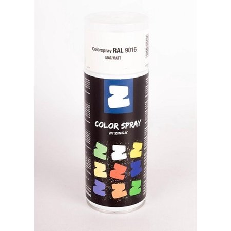 ZINGA Color Spray Wit 400ml Mat