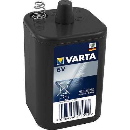 VARTA Blokbatterij 6V 4R25 Veercontact