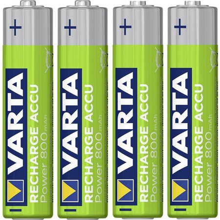 VARTA Oplaadbare AAA-batterij Ready2Use HR03 - 4 Stuks