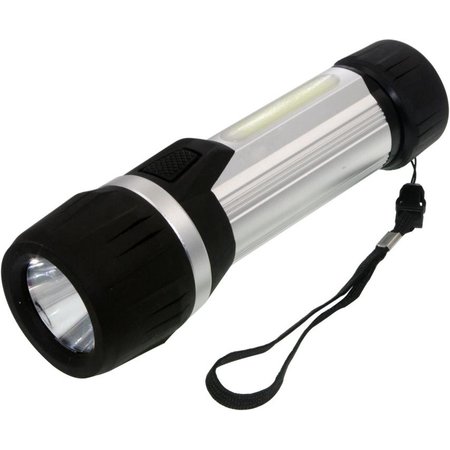 Prolight - Zaklamp LED Alu 2In1 3W 200 Lumen - Zilver