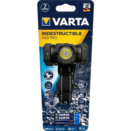 VARTA Hoofdlamp Indestructible H20 Pro LED