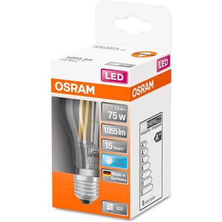 OSRAM Led-lamp Peer E27 7.5W Koudwit 4000K Helder