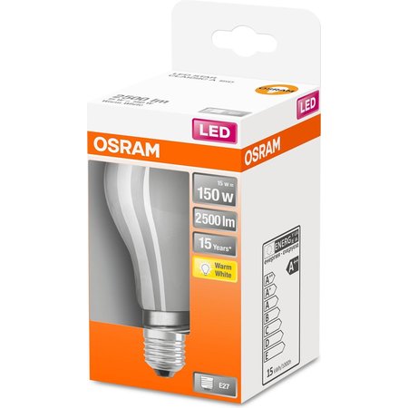 OSRAM Led-lamp Peer E27 15W Warmwit 2700K Mat
