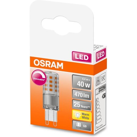 OSRAM Led-lamp Pin G9 4.4W Warmwit 2700K
