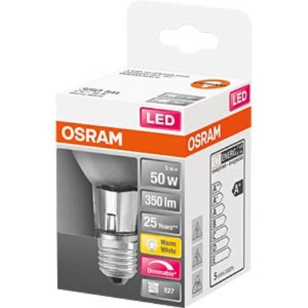 OSRAM Led-lamp E27 Reflector 5W Warmwit 2700K Mat Dimbaar