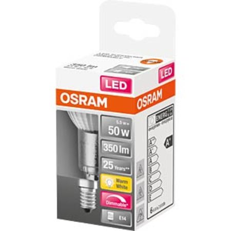 OSRAM Led-lamp E14 Reflector 5.5W Warmwit 2700K Helder Dimbaar