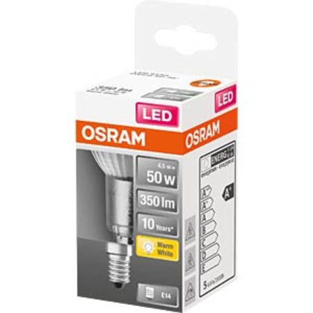 OSRAM Led-lamp E14 Reflector 4.5W Warmwit 2700K Mat