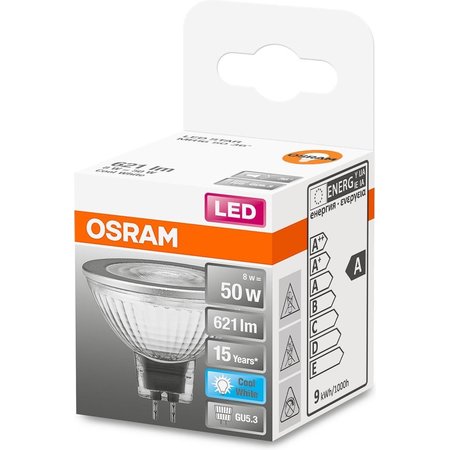 OSRAM Led-lamp Pin Reflector 8W Koudwit 4000K Helder