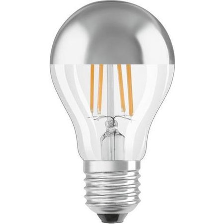 OSRAM Led-lamp Peer Spiegelkop Zilver E27 4W Warmwit 2700K Helder