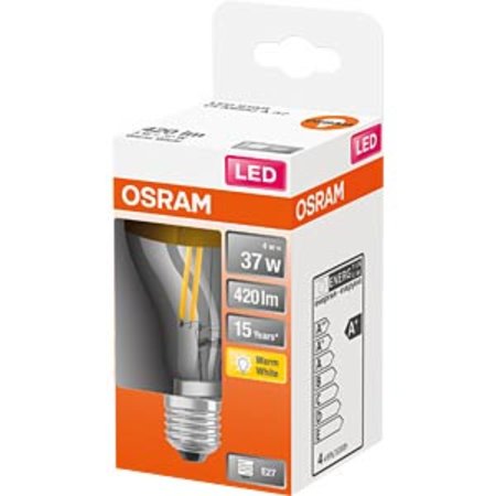OSRAM Led-lamp Peer Spiegelkop Goud E27 4W Warmwit 2700K Helder