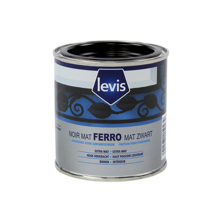 Levis Ferro Mat Zwart 250ml