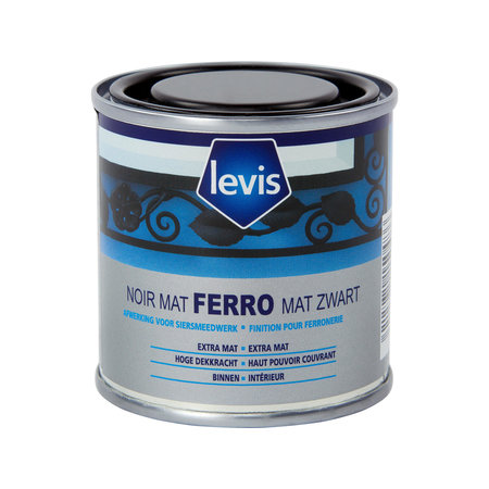 Levis Ferro Mat Zwart 125ml