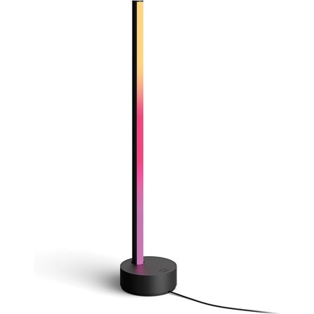 PHILIPS Hue Gradient Signe Vloerlamp - Wit en gekleurd licht - Zwart - 55,3 cm