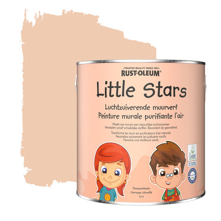 RUST-OLEUM Little Stars Luchtzuiverende Muurverf Pompoenkoets  2,5 liter