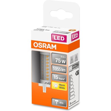 OSRAM Led-lamp Line R7S 8W Warmwit 2700K