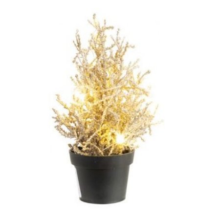 COSY @ HOME Kerstboom 7 Ledlights Glitter H=22cm