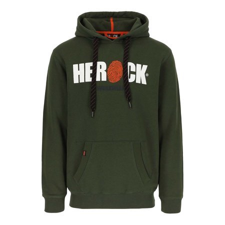 HEROCK Sweater Hero met Kap Donker Kaki XL