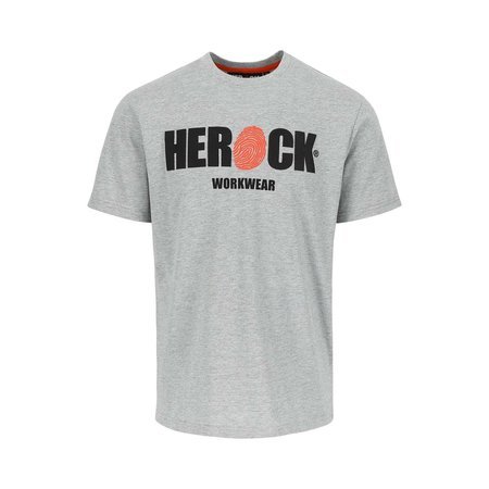 HEROCK T-Shirt Eni Korte Mouwen Licht Grijs S