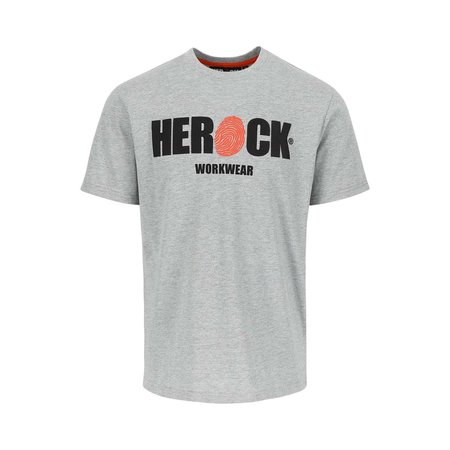 HEROCK T-Shirt Eni Korte Mouwen Licht Grijs L
