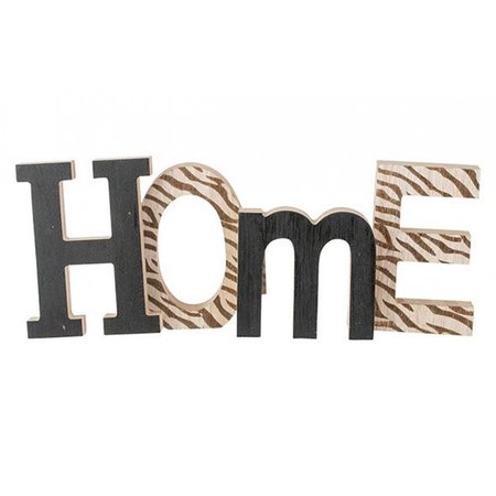 COSY @ HOME Home Zebra Natuur 29x2xh11cm Hout