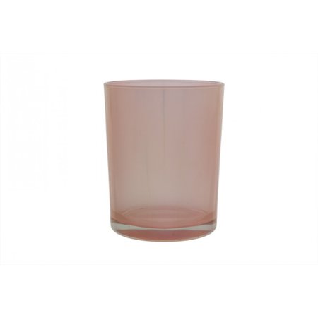 COSY @ HOME T-lichthouder Irise Glas Roze 10x10x12.5cm