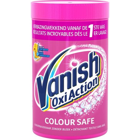 VANISCH Oxi Action Colour Safe Poeder - Voor Witte en Gekleurde Was - 600g