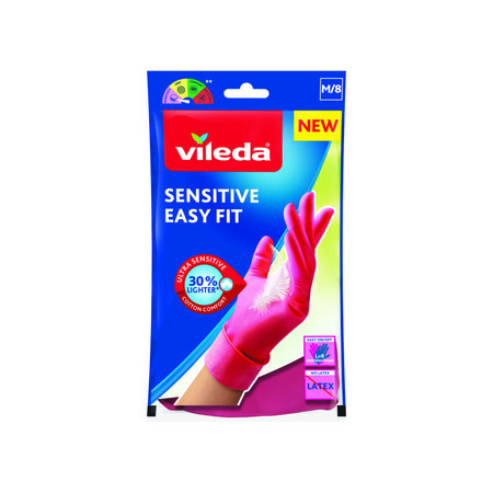 VILEDA Handschoenen Sensitive Easy Fit Medium, 1 Paar