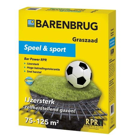 Barenbrug Bar Power RPR Graszaad Speel & Sport, 2kg, 100m²