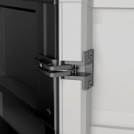 KETER Opbergkast Gear High Cabinet - 4 Planken - 68x39x182 cm - Zwart/Grijs