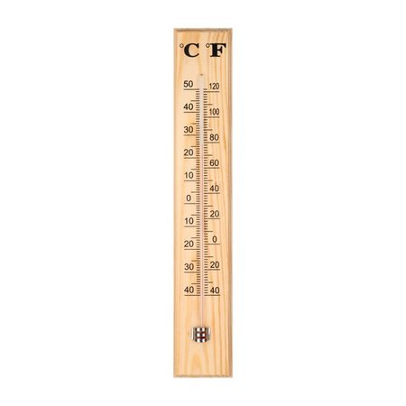 VARO Premion Buitenthermometer Hout