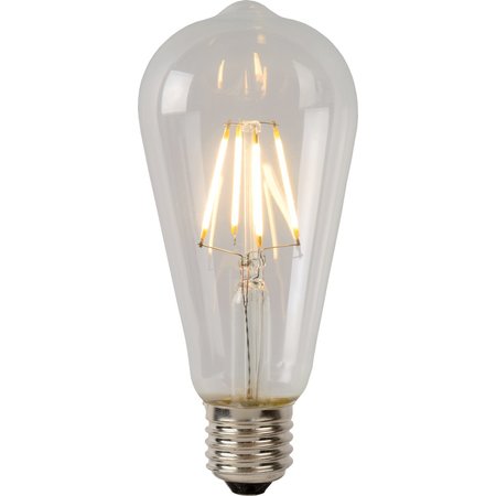 LUCIDE LED Filamentlamp ST64 Dimbaar 5W E27 Transparant