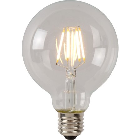 LUCIDE LED Filamentlamp G95 Dimbaar E27 5W 600lm Transparant