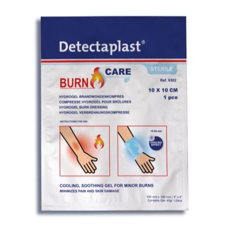 DETECTAPLAST Burn Care Hydrogel Brandwondenkompres 10x10cm