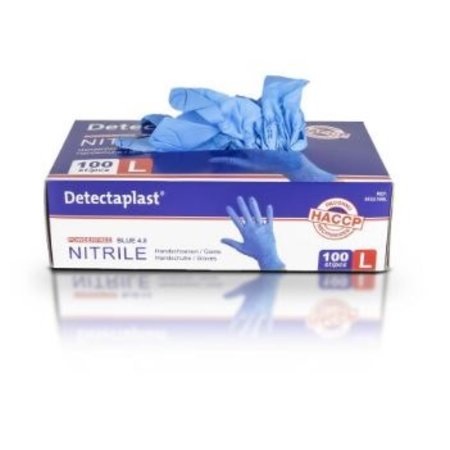 DETECTAPLAST Nitril Handschoenen Blauw, Medium