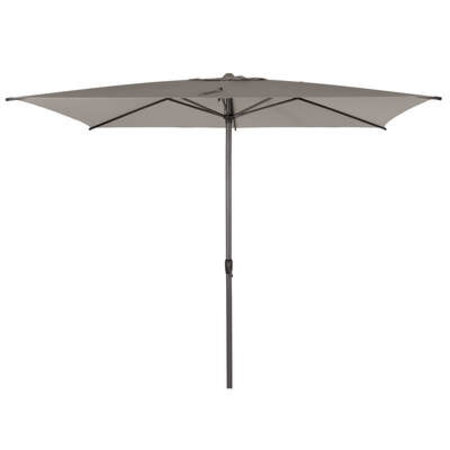 HESPERIDE Kantelbare Paraplu Loompa, 2x3m in Aluminium, Taupe